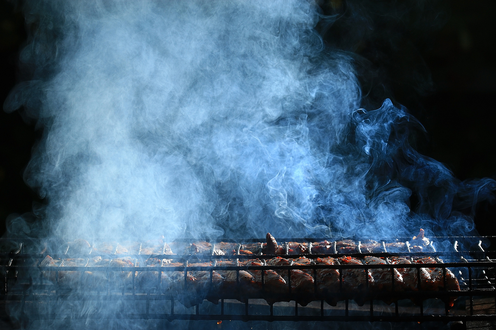 Grilled Meat Smoke 